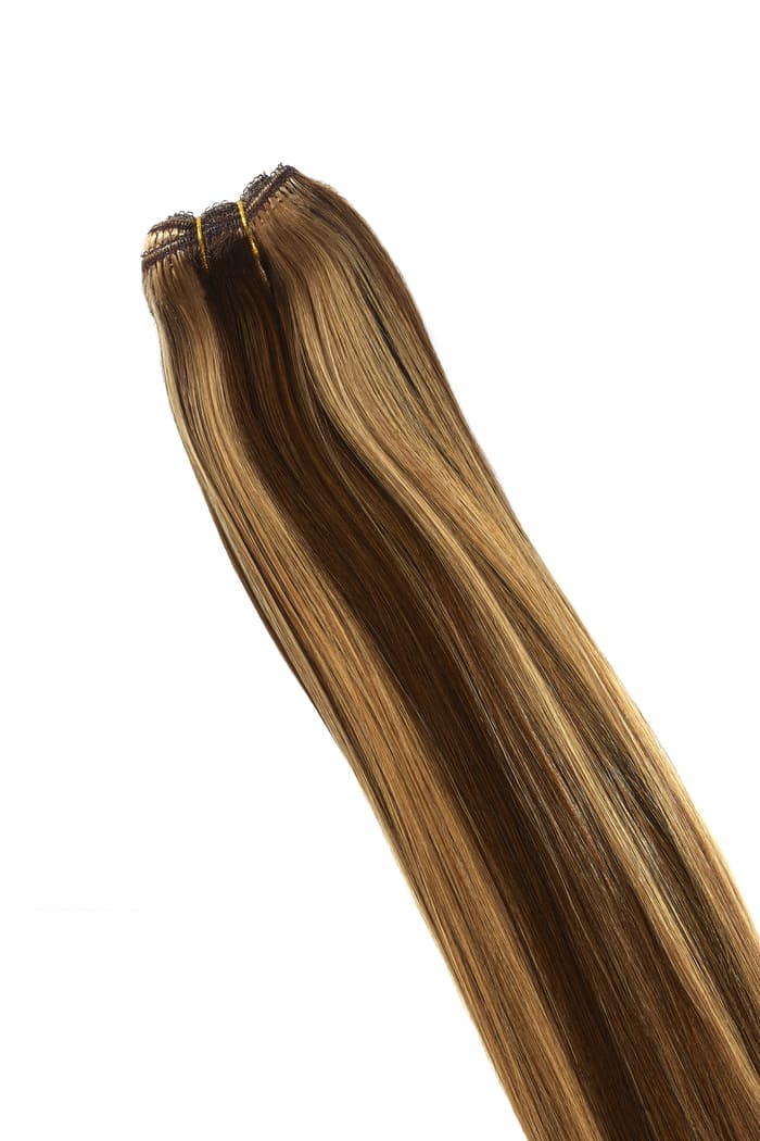 Hazelnut Brondie (#6/27) Remy Royale Double Drawn Weave Extensions