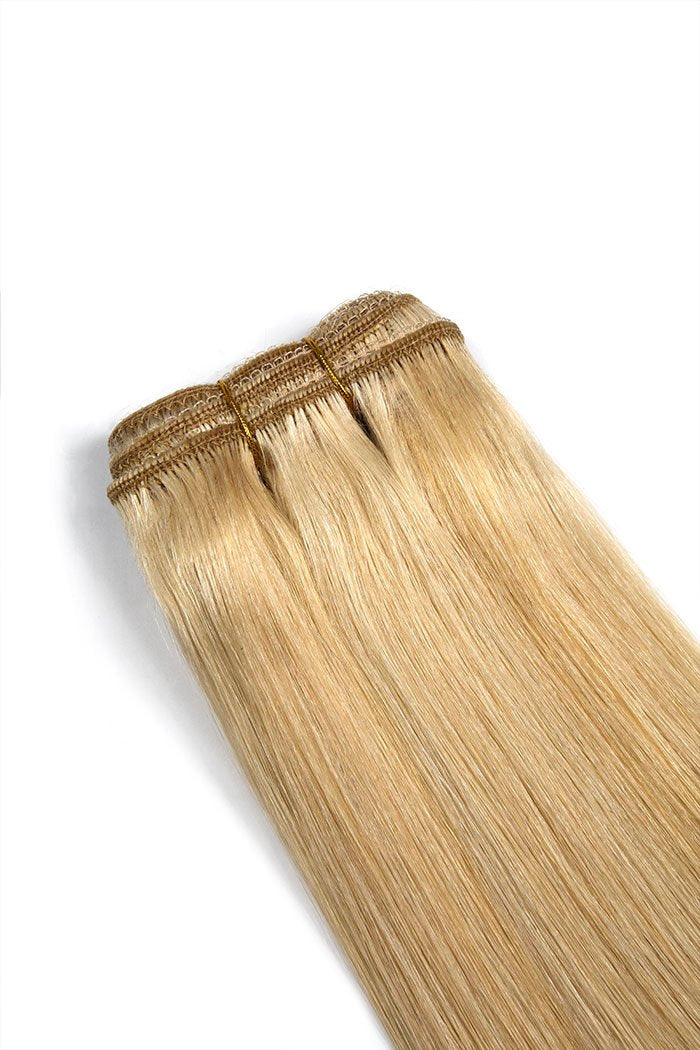 Remy Royale Double Drawn Human Hair Weft Weave Extensions - Barbie Blonde (#16/60)