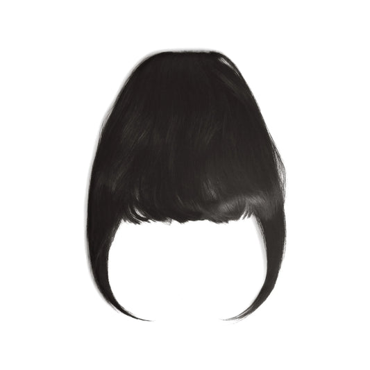 Clipe em Cabelo Humano de Remy do Fringe / Franja - Jet Preto (#1)