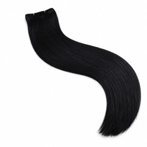 Remy Royale Tape Weft Hair Extensions - Jet Black (#1)