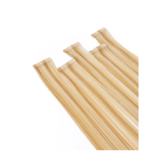 Natural Sandy Blonde (#12/16/613) Remy Royale Invisible Tape In Hair Extensions