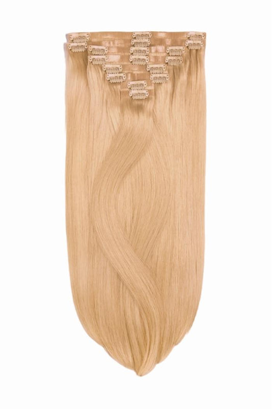 Remy Royale Seamless Clip ins - Light Golden Blonde (#16)