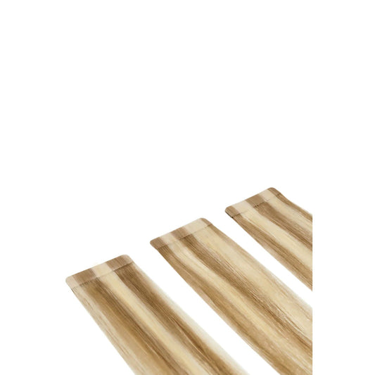 Remy Royale Double Drawn Tape Hair Extensions - Biscuit Blondey (#18/613)