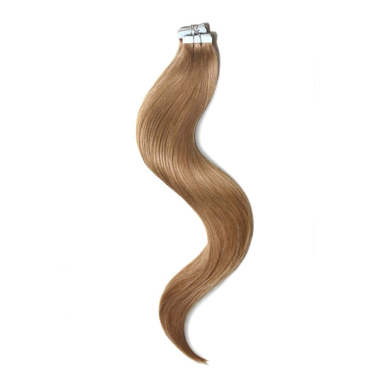Tape in Remy Human Hair Extension Lightest Brown (#18)