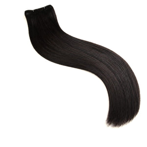 Remy Royale Tape Weft Hair Extensions - Darkest Brown (#2)