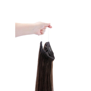 Dark Brown (#3) Halo Hair Extensions