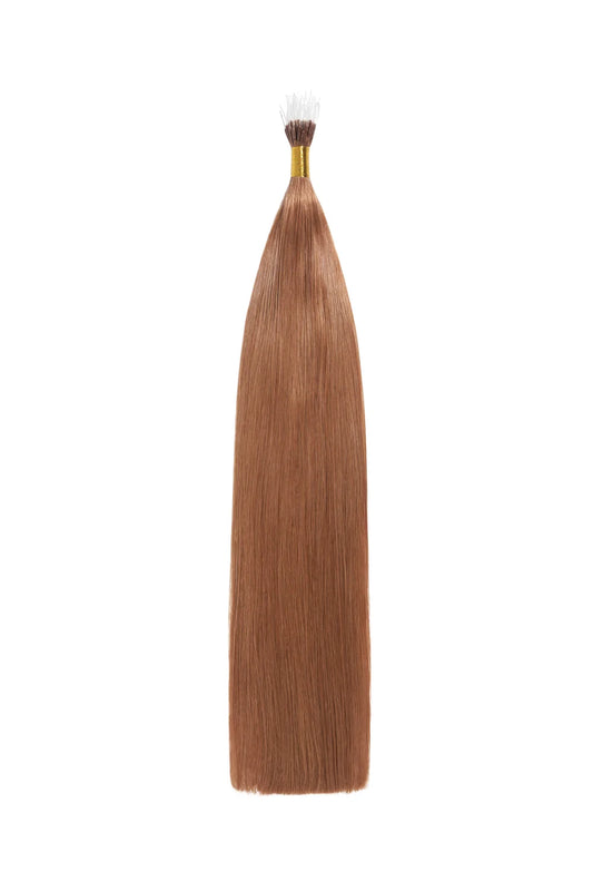 Light Auburn (#30) Remy Royale Nano Bond Hair Extensions