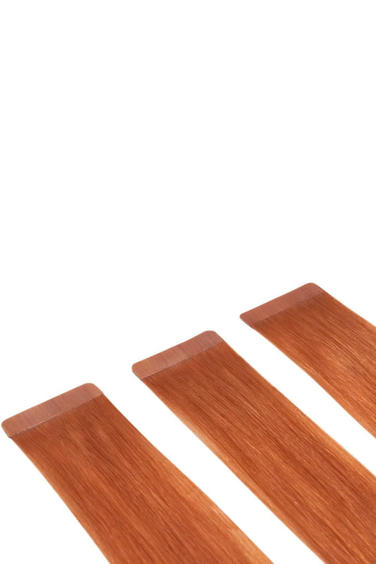 Remy Royale Double Drawn Tape Hair Extensions - Cowgirl Copper (#350/33)