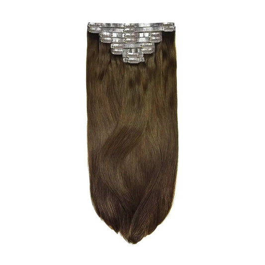 Remy Royale Seamless Clip ins - Medium Brown (#4)