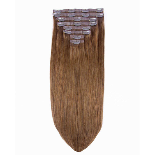 Remy Royale Seamless Clip ins - Light Brown (#6)
