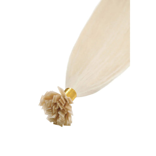 Lightest Blonde (#60) Remy Royale Flat Tip Hair Extensions