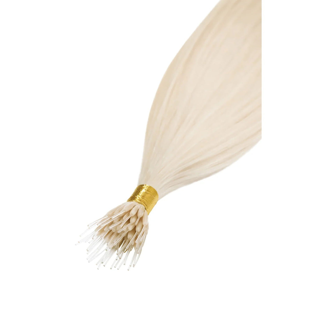 Lightest Blonde (#60) Remy Royale Nano Bond Hair Extensions