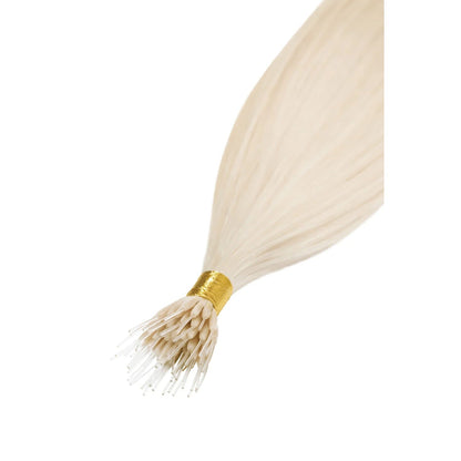 Lightest Blonde (#60) Remy Royale Nano Bond Hair Extensions