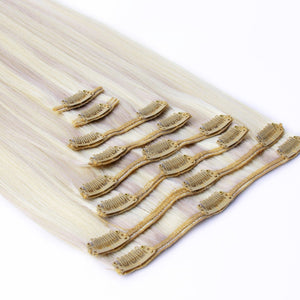 Full Head Remy Clip in Human Hair Extensions - BlondeMe (#60/SS)