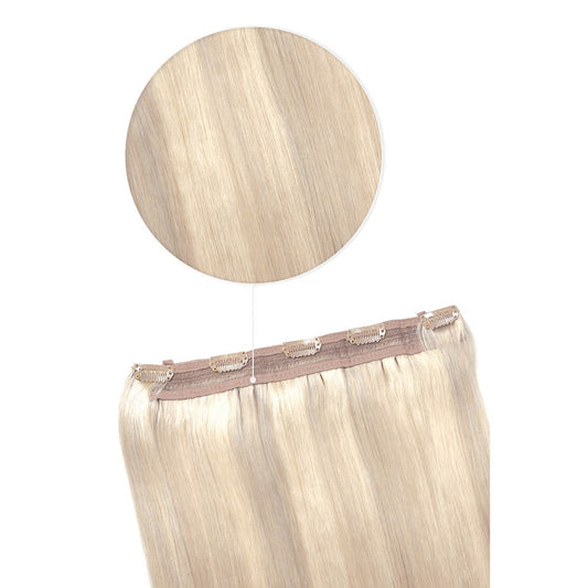Quad Wefted Remy Clip in Human Hair Extensions - BlondeMe (#60/SS)