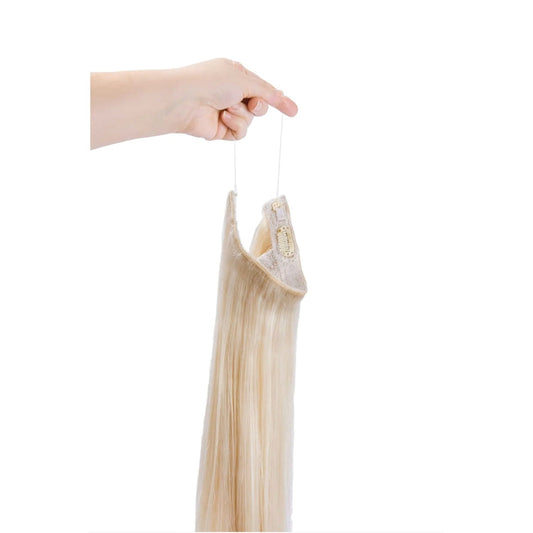 Bleach Blonde (#613) Halo Hair Extensions