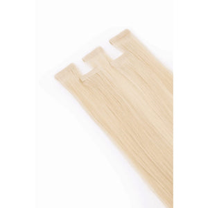 Bleach Blonde (#613) Remy Royale Invisible Tape In Hair Extensions