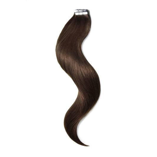 Tape in Remy Human Hair Extension Mousey Brown (#6B)