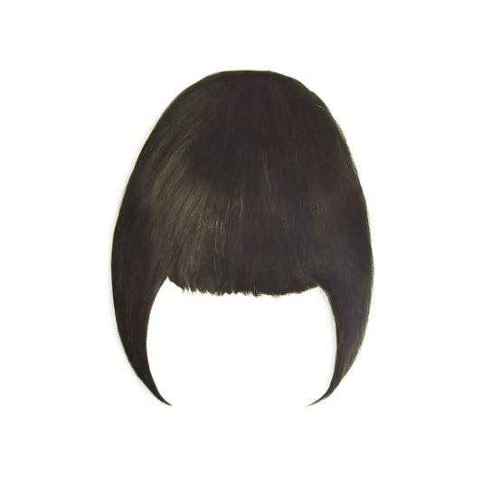 Dark Brown Clip In Fringe (#3)