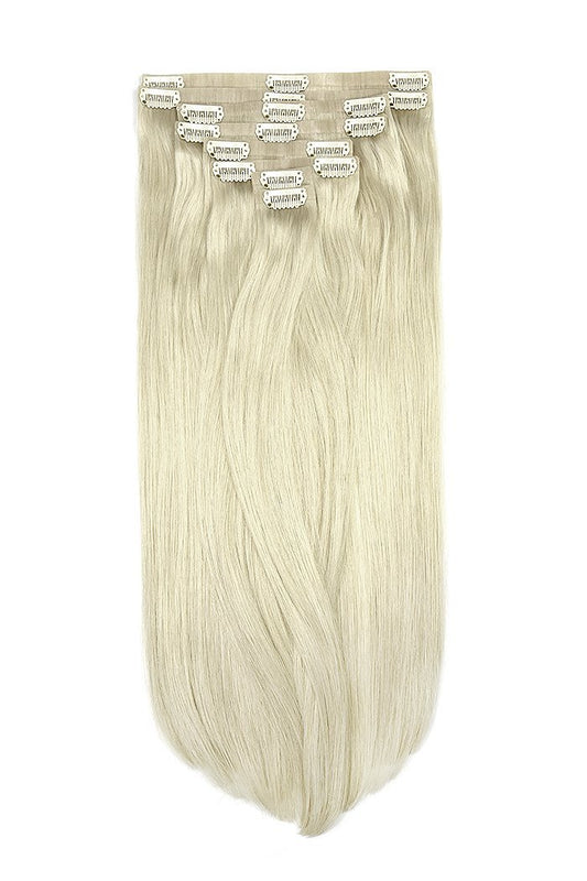 Remy Royale Seamless Clip ins - Ice Blonde