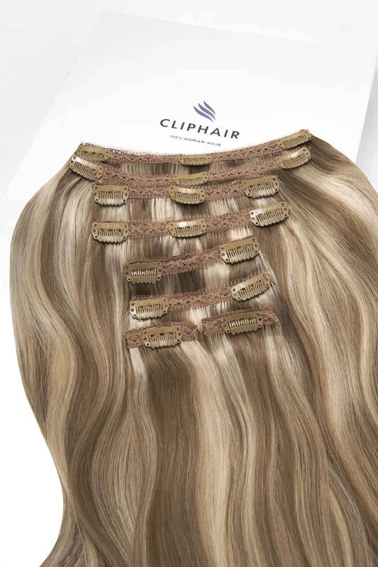 Iced Cappuccino Extra Thick Hair Extensions Ultra-Volume: Extension attachment method