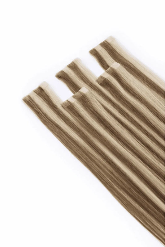 Iced Cappuccino (#14/22) Remy Royale Invisible Tape In Hair Extensions