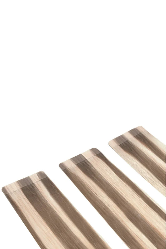Remy Royale Double Drawn Tape Hair Extensions - Iced Cappuccino (#14/22)