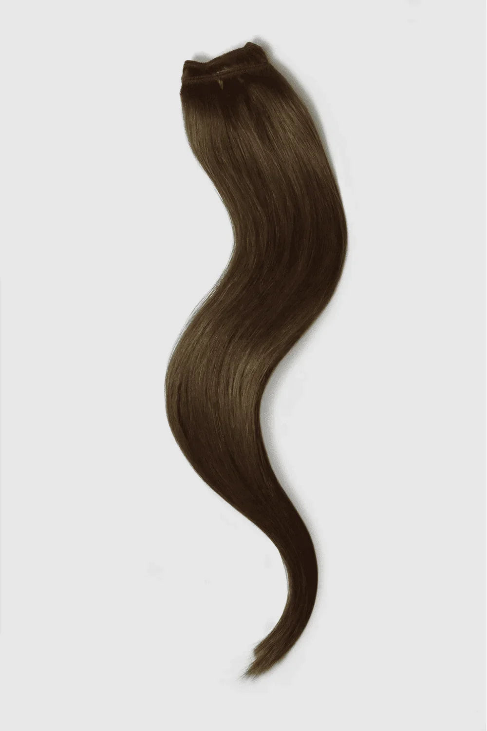 Medium Brown Clip In Volumizer Hair Extensions: Full Extension