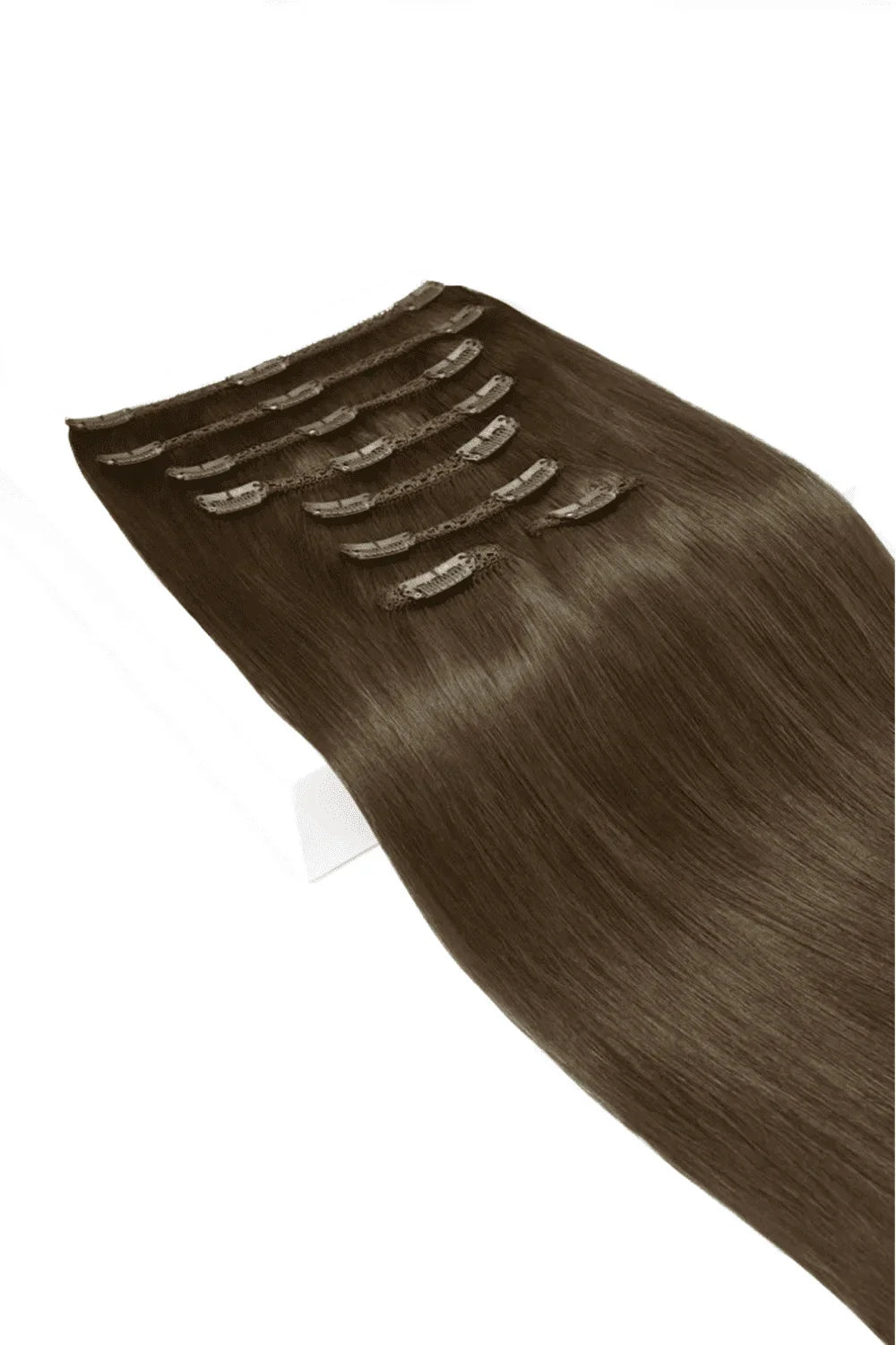 Medium Brown Extra Thick Hair Extensions Ultra Volume: Extension Cropped