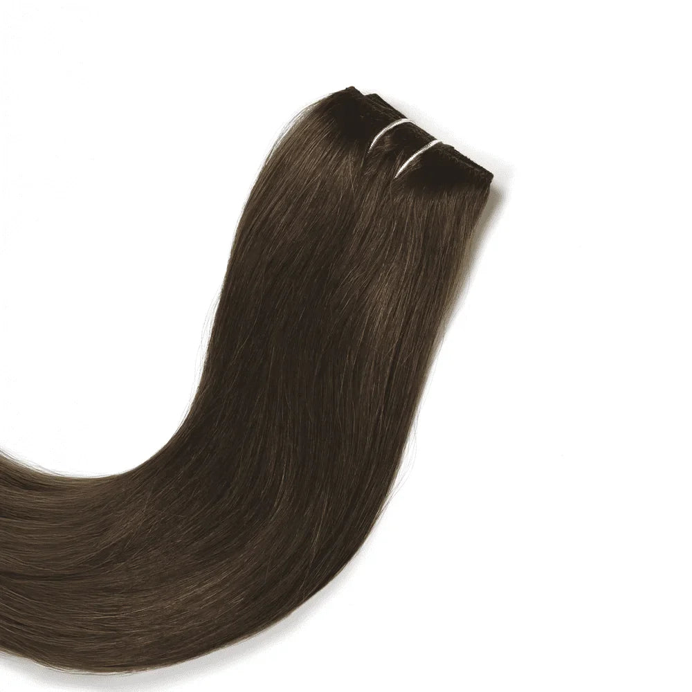 Medium Brown One Piece Hair Extensions