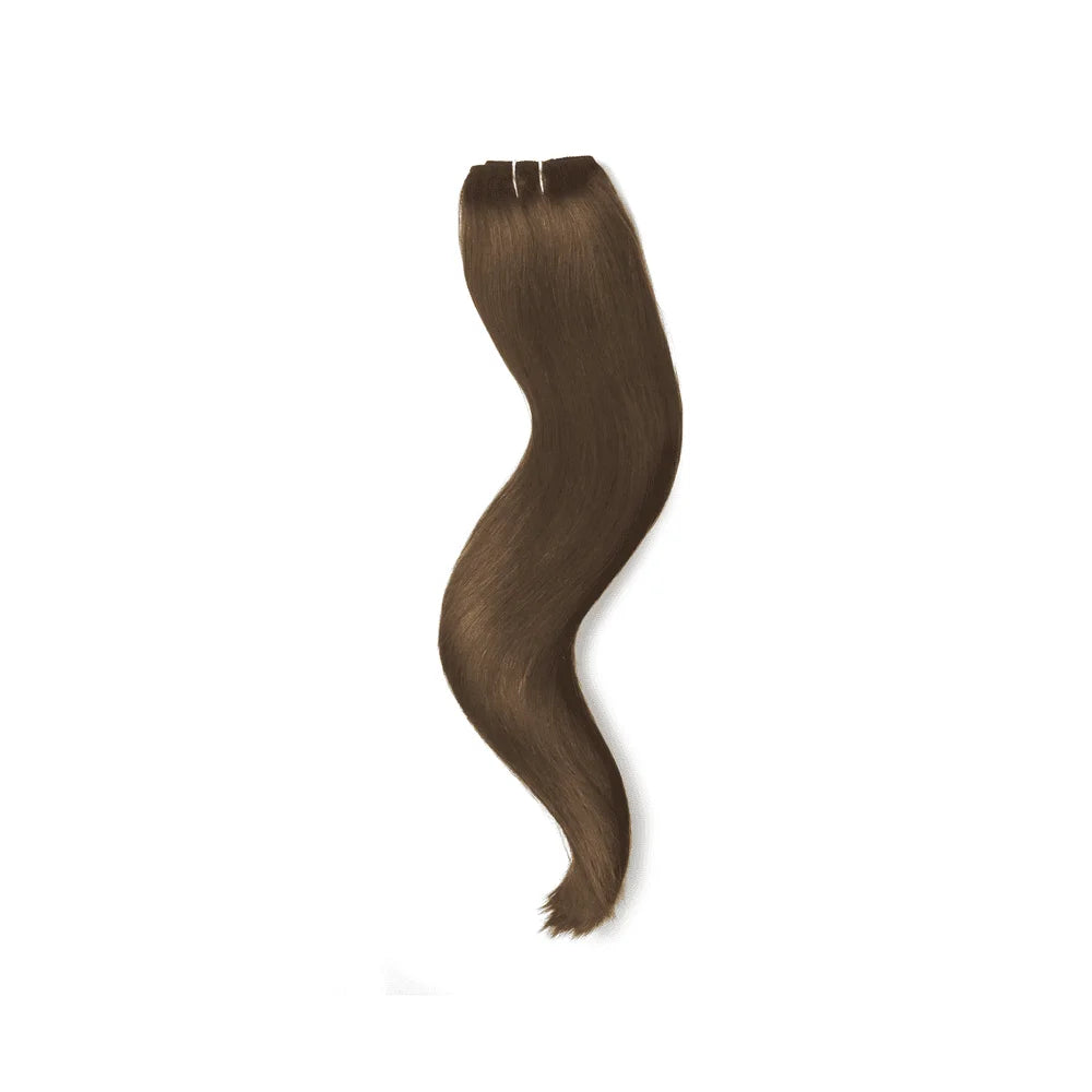 Medium Brown One Piece Hair Extensions