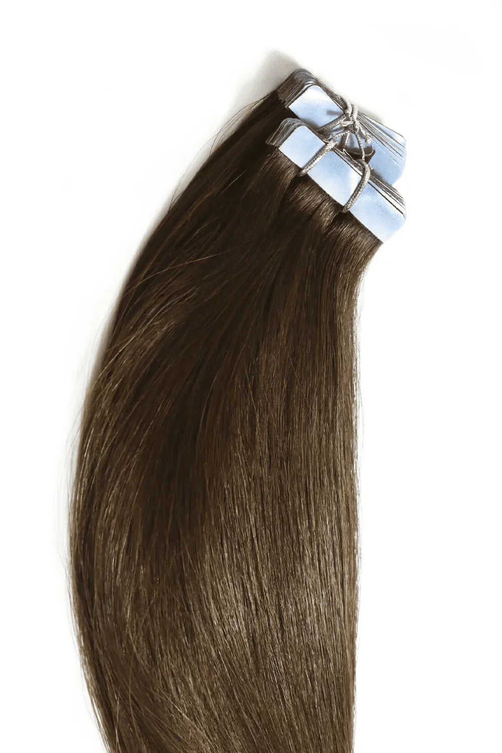 Medium Brown Tape In Hair Extensions: Extension Attachment Method