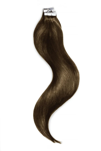 Medium Brown Tape In Hair Extensions: Full Extension