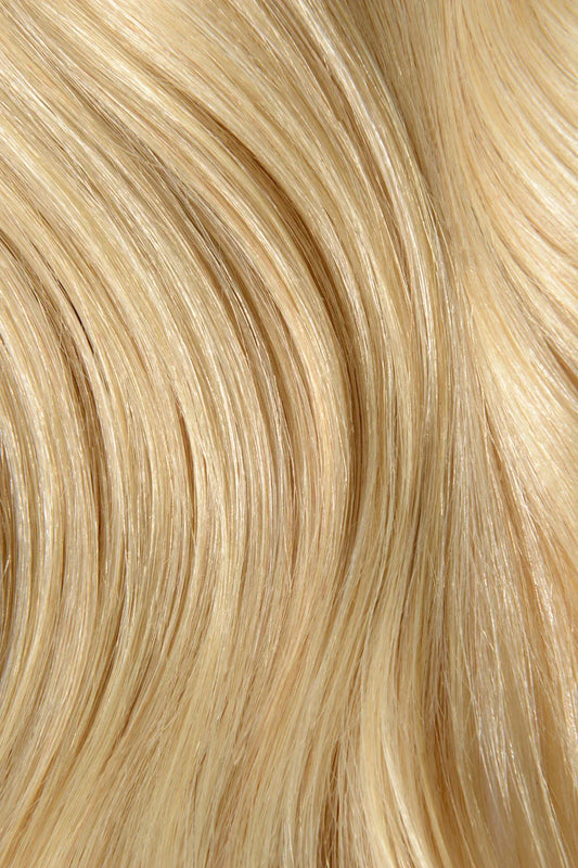 Light Ash Blonde (#22) Remy Royale Flat Tip Hair Extensions