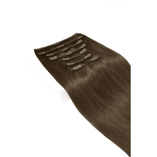 Medium Brown (#4) Ultra-Volume Clip In Full Head Set (240-300G)
