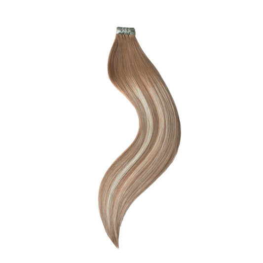 Natural Mocha Melt Tape In Hair Extensions