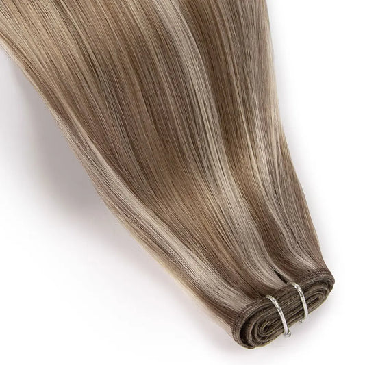 Oak Brondie Remy Royale Flat Weft Hair Extensions