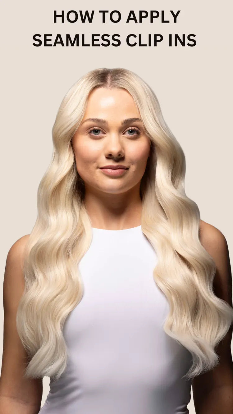 How to use seamless hair extensions