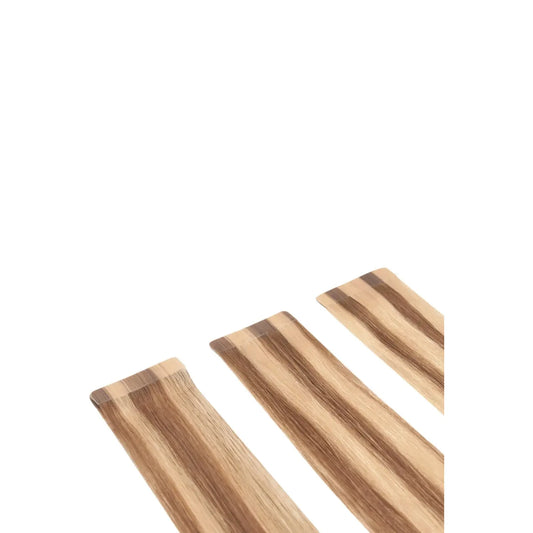 Remy Royale Double Drawn Tape Hair Extensions - Hazelnut Brondie (#6/27)
