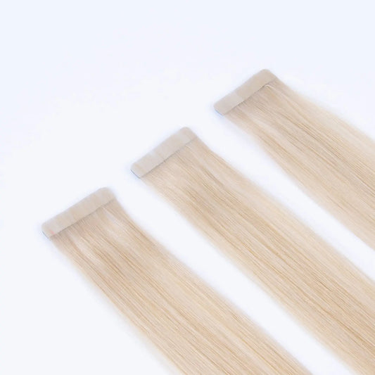 Remy Royale Double Drawn Tape Hair Extensions - Light Ash Blonde (#22)