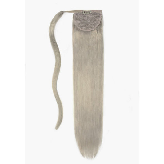 Silver Sand (#SS) Straight Up Wrap Around Ponytail Extension