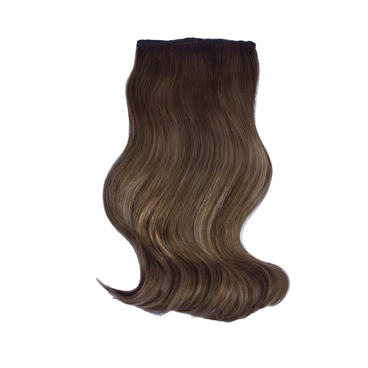 Toasted Chestnut Melt Double Wefted Full Head Clip In Hair Extensions