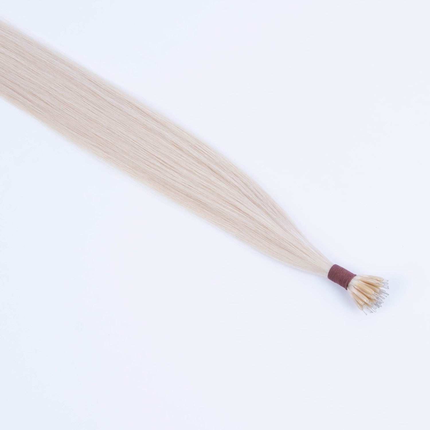Tressari Nano Rings Hair Extensions - Ice Blonde
