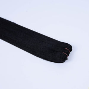 Tressari European Hair Weft Extensions - Jet Black (#1)