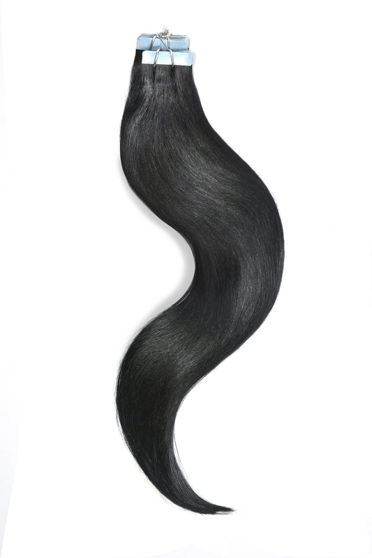 tape in hair extensions jet black 1