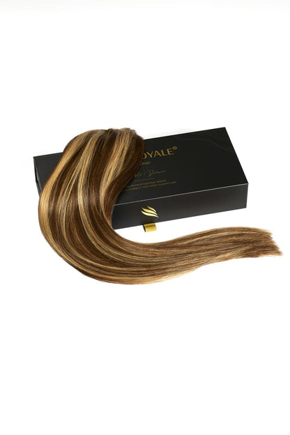 Hazelnut Brondie (#6/27) Remy Royale Double Drawn Weave Extensions
