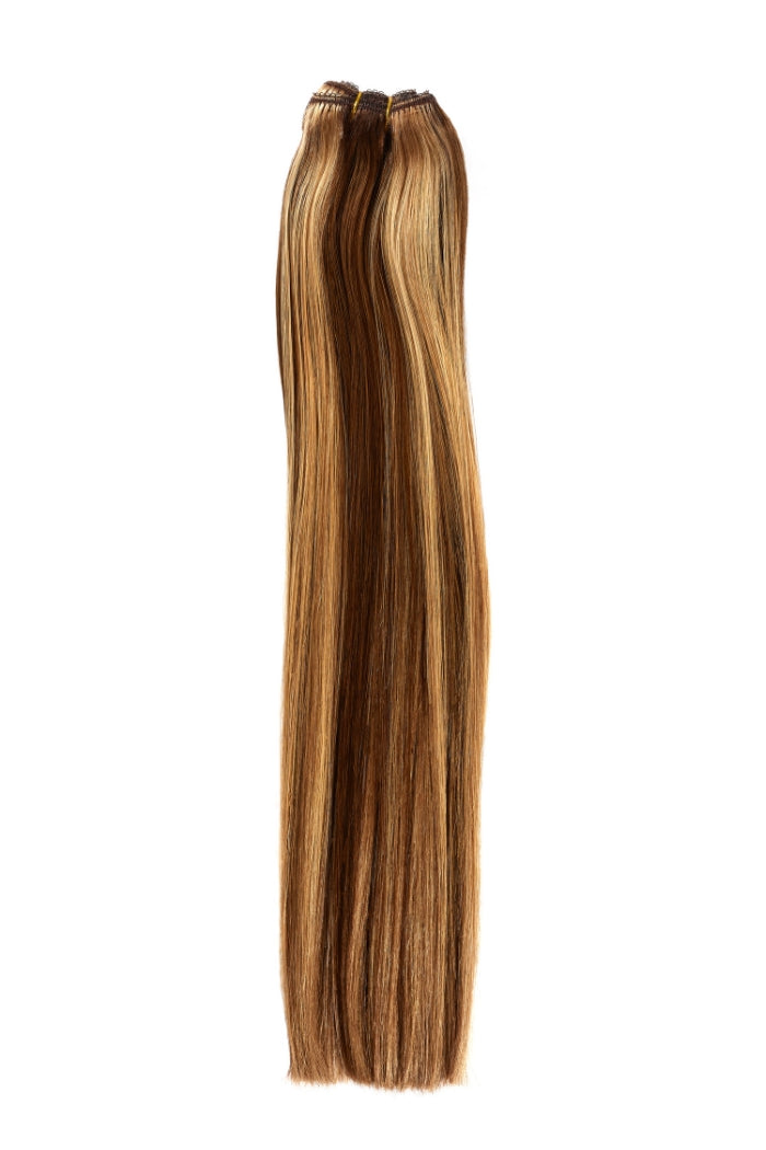Hazelnut Brondie (#6/27) Remy Royale Double Drawn Weave Extensions