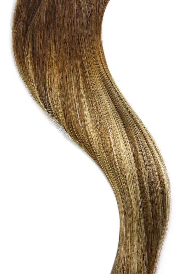 Light Brown Tape In Balayage Hair Extensions