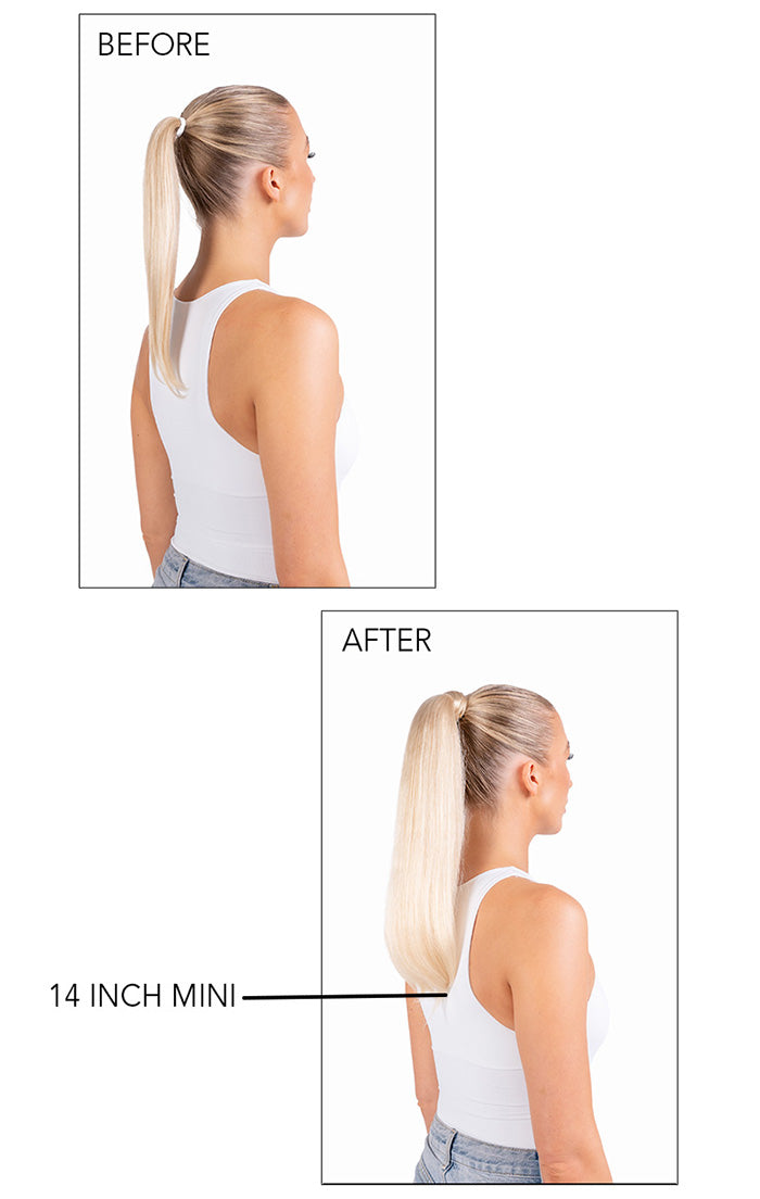 14" Mini Straight Up Ponytail