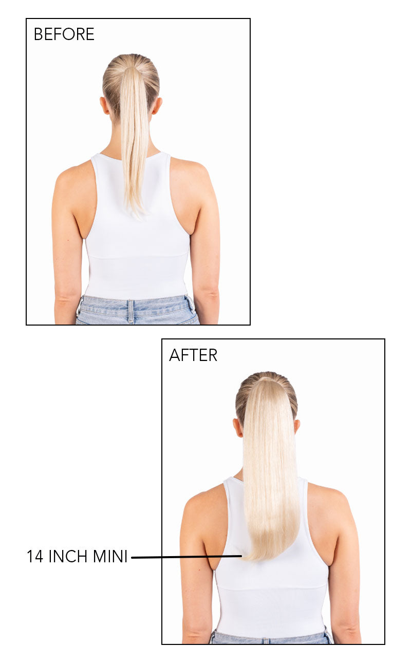14" Mini Straight Up Ponytail